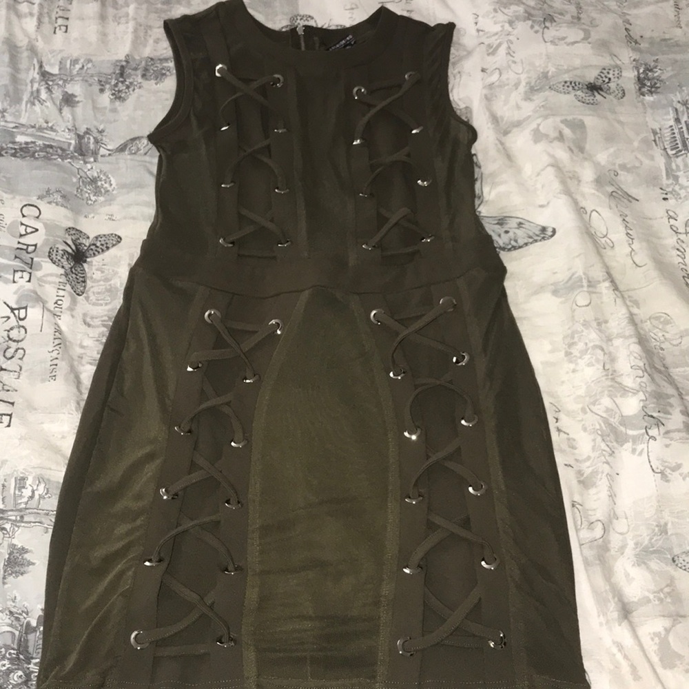 Sexy  olive dress